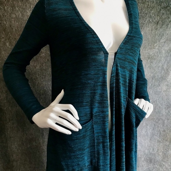 Lularoe Teal Cardigan XS - Picture 2 of 3